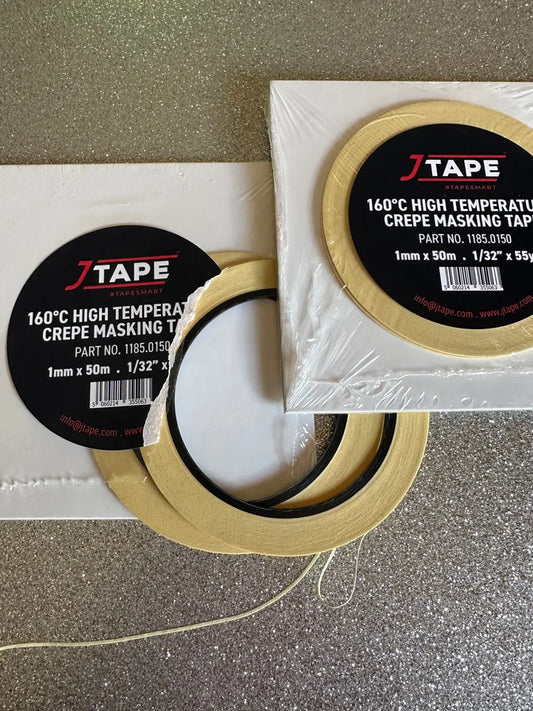 1MM JTAPE High performance, masking tape individual roll