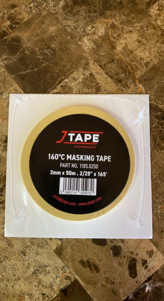 2MM JTAPE High performance, masking tape individual roll