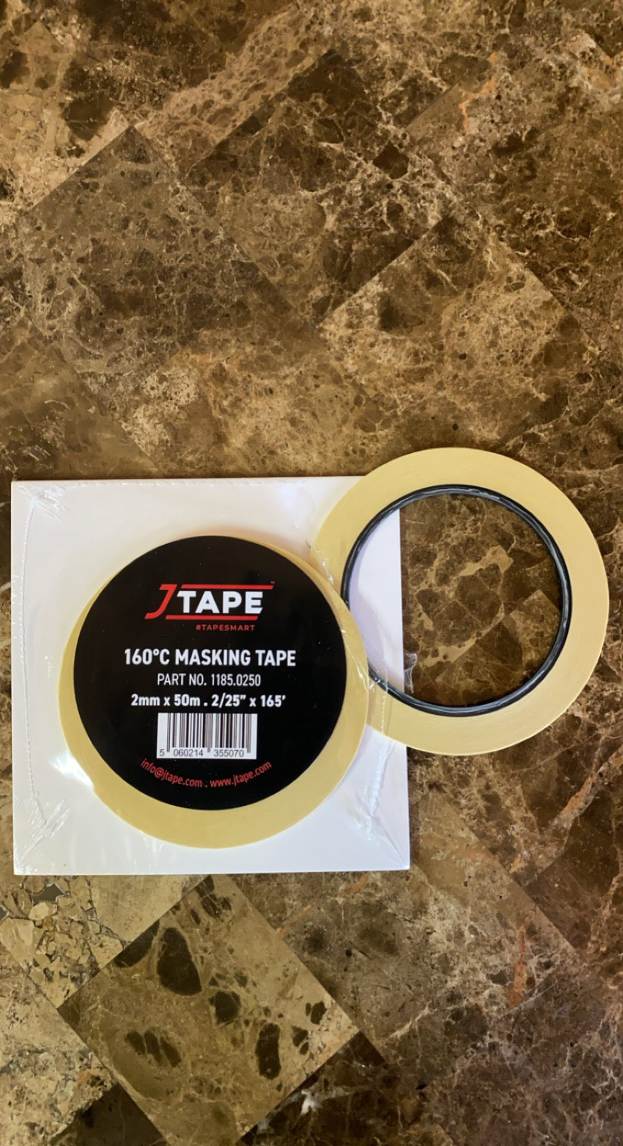 2MM JTAPE High performance, masking tape individual roll