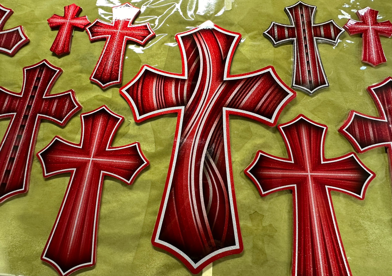 DIY Lowrider Pattern Cross Kit with Two 15in. Crosses