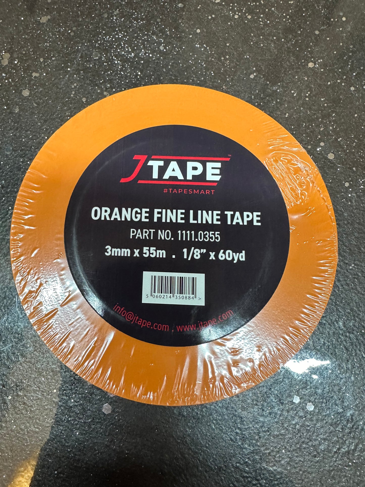 1/8 Orange Vinyl /fine Line Tape