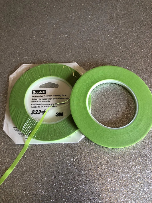 1/4inch 3M green scotch masking tape 233+ 26344 individual