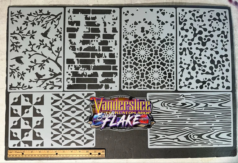 Mylar reusable stencil Kits